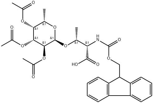 N-芴甲氧羰基-O-beta-(2,3,4-三-O-乙?；?alpha-L-吡喃巖藻糖基)-L-蘇氨酸
