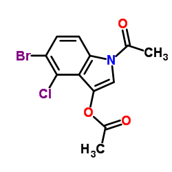 1-乙?；?5-溴-4-氯吲哚-3-乙酸酯
