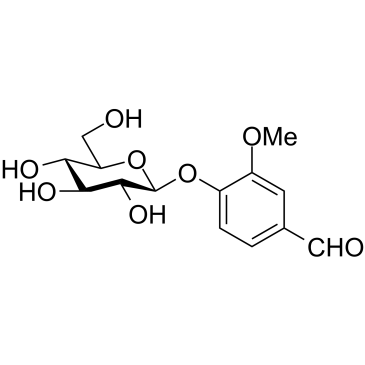 4-(beta-D-葡萄糖)-3-甲氧基苯甲醛，香草醛-beta-D-葡萄糖苷