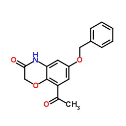 8-乙?；?6-芐氧基-4H-苯并[1,4]惡嗪-3-酮