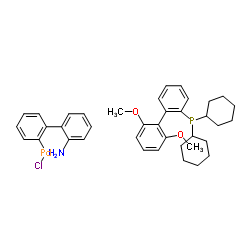 氯(2 - 二環(huán)己基膦基-2',6'-二甲氧基-1,1'-聯(lián)苯基)(2'-氨基-1,1'-聯(lián)苯-2 - 基)鈀(II)