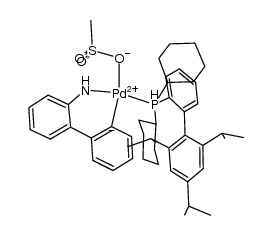 甲烷磺酸(2-二環(huán)己基膦基-2',4',6'-三-異丙基-1,1'-聯(lián)苯基)(2'-氨基-1,1'-聯(lián)苯-2-基)鈀(II)