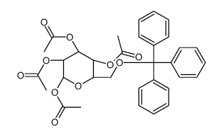 1,2,3,4-O-四乙?；?6-O-三苯甲基-beta-D-吡喃半乳糖