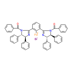 溴化[[1,3-雙[(4S,5S)-1-苯甲酰-4,5-二苯基-2-咪唑啉-2-基]苯]鈀